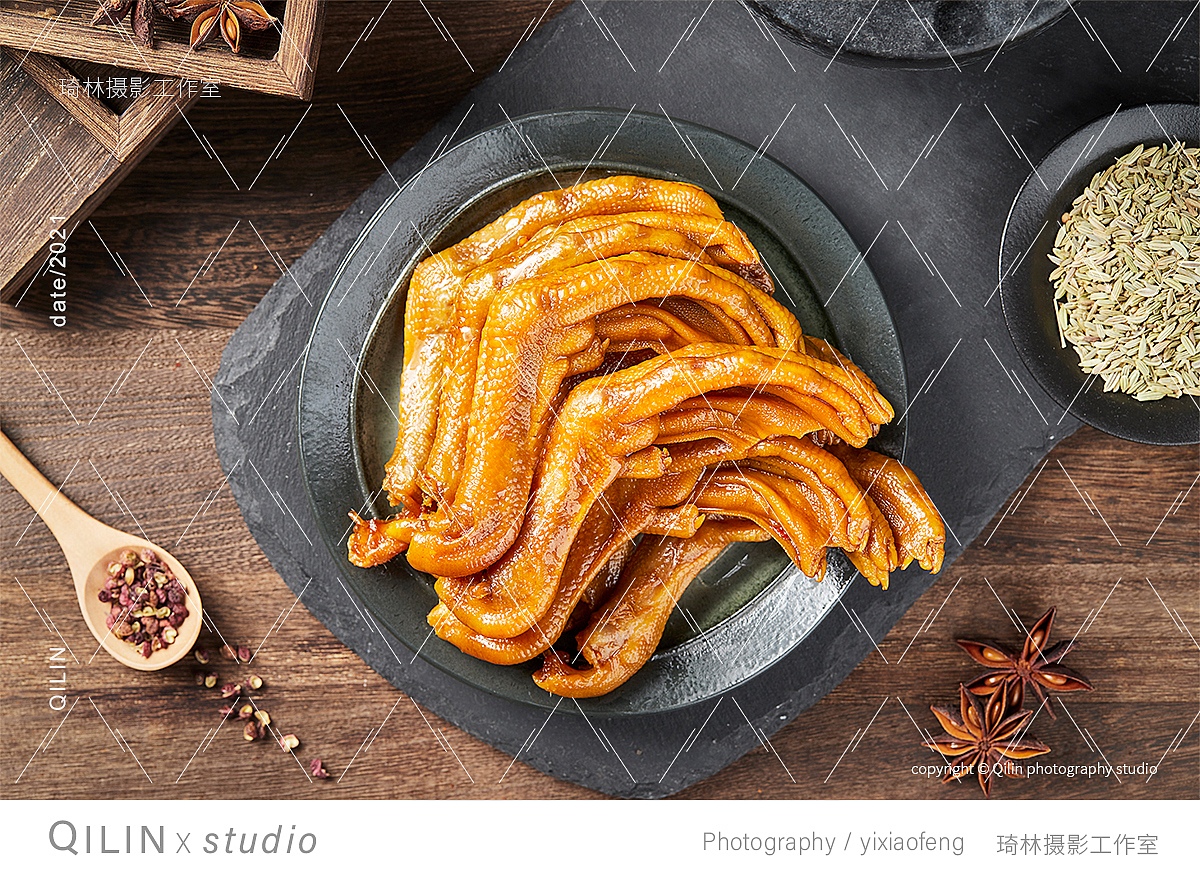 嘉洲鸡盐焗 卤味系列菜品拍摄（图ZMjgxNTYyNjU2） - 美食摄影 - 站酷设计师琦林摄影原创素材 - 站酷ZCOOL