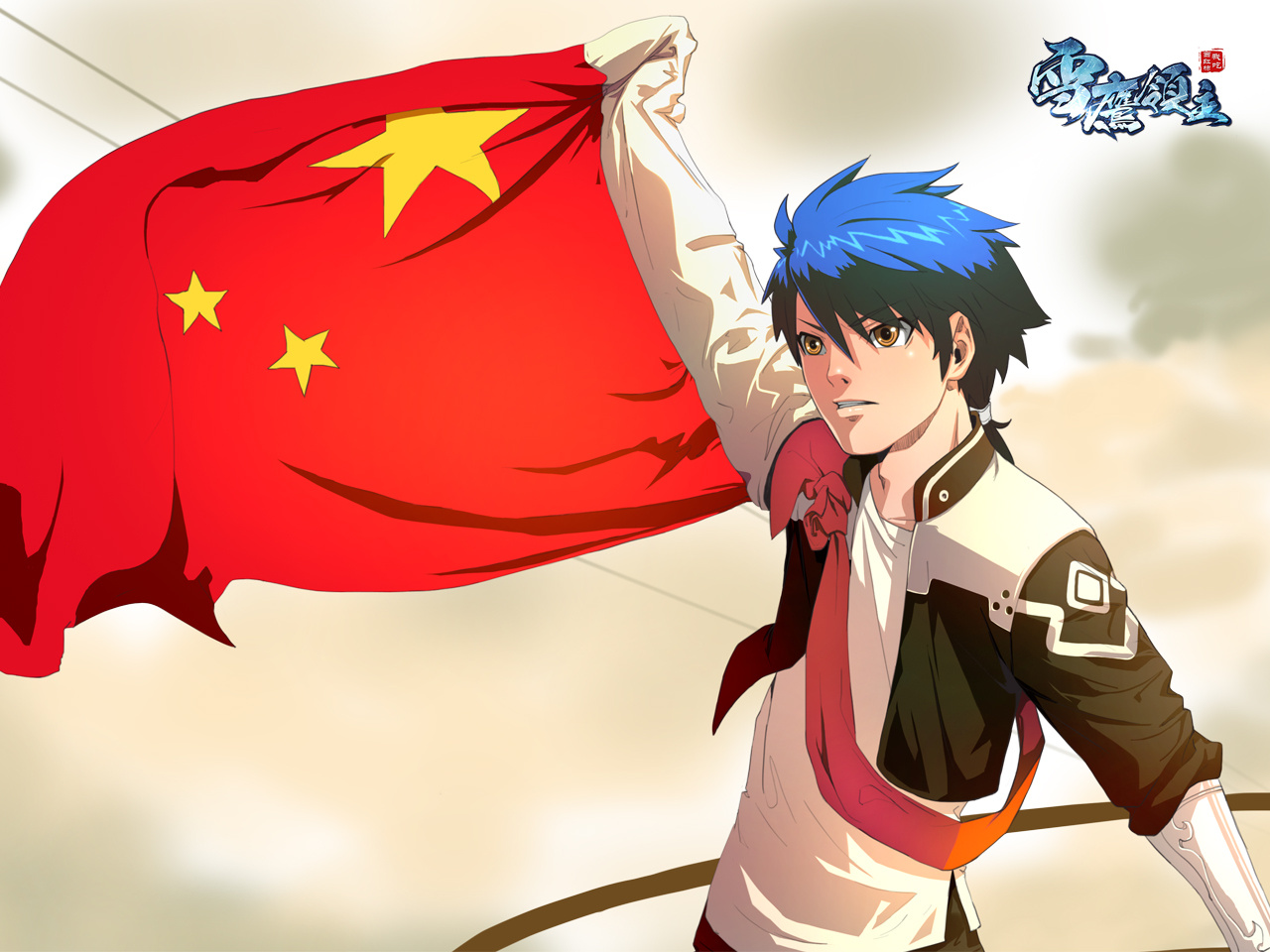 战狼版雪鹰领主壁纸 1280x960|动漫|单幅漫画|雪鹰领主漫画 - 原创