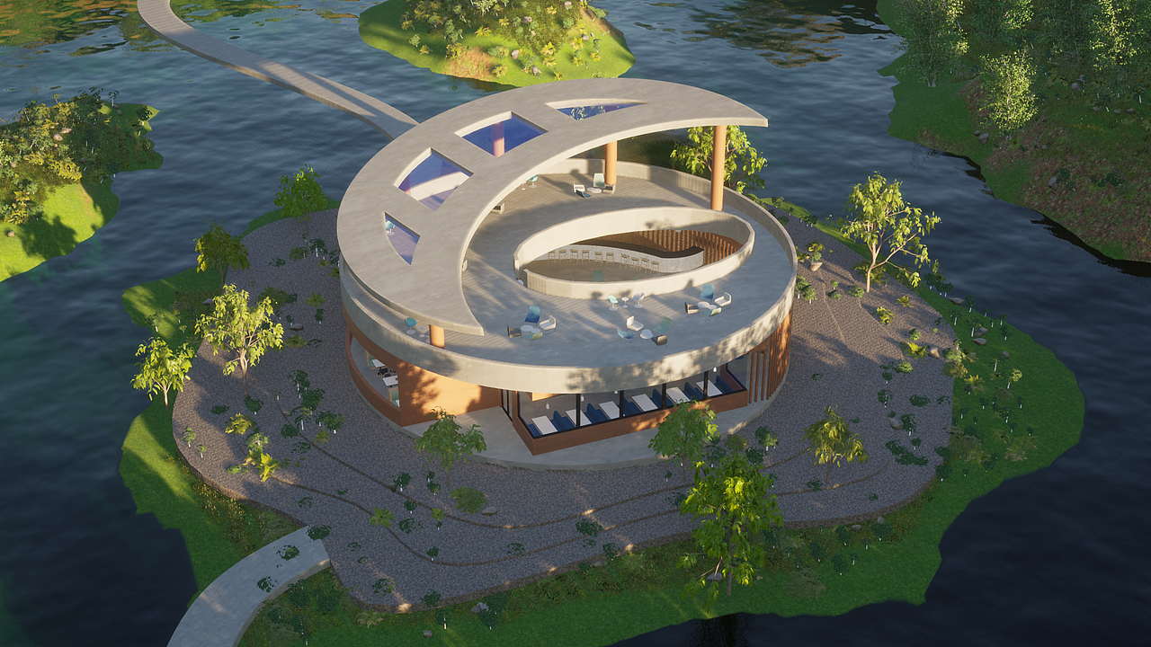 建筑设计 | 岛心咖啡馆