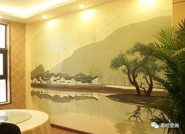 家庭客厅壁画（图ZMTQ4NDUzMzI0） - 其他空间 - 站酷设计师重庆蜀绘装饰设计原创素材 - 站酷ZCOOL