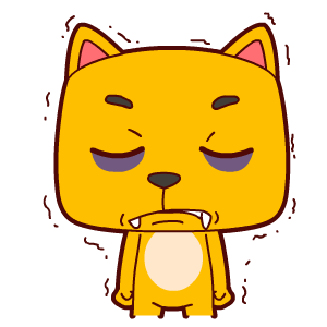 疲倦猫表情——翔通动漫