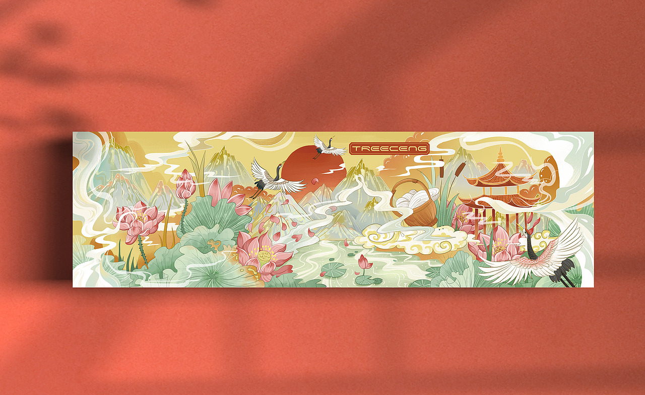 香水系列古风插画包装（图ZMjQzODI2NjAw） - 商业插画 - 站酷设计师一缕画丝原创素材 - 站酷ZCOOL