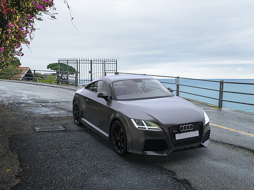 奥迪TTRS建模及渲染