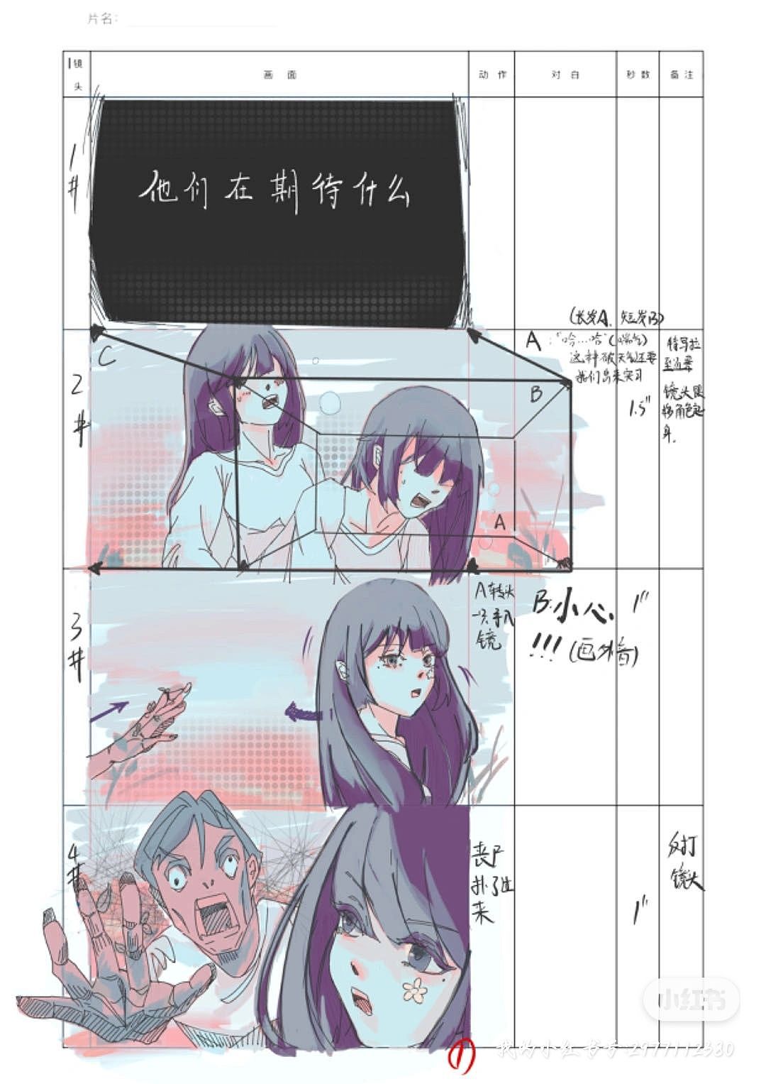 分镜头设计,短漫