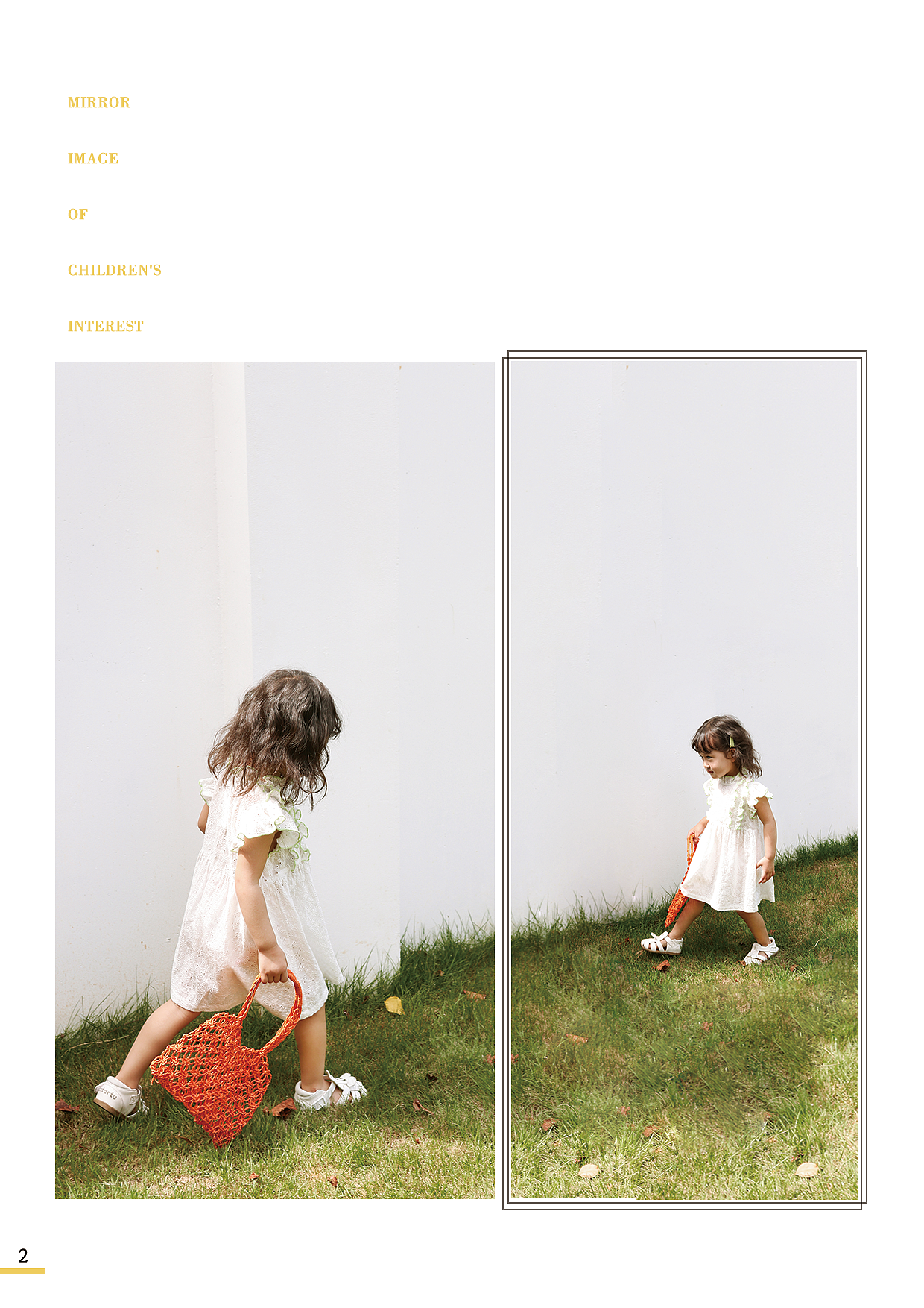 莫小汐童装夏装画册排版