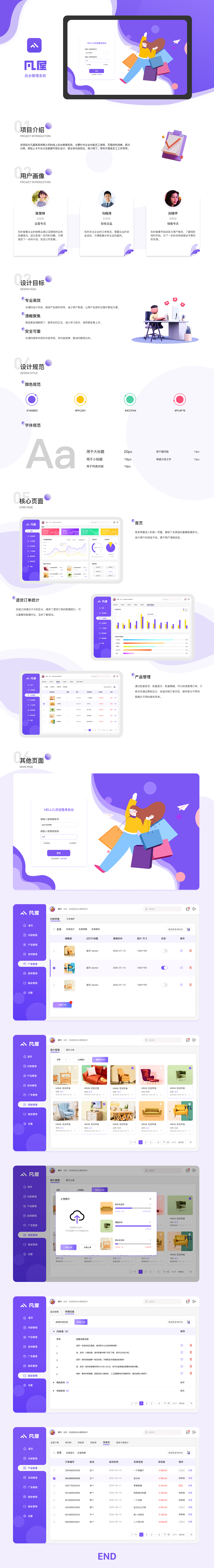 凡屋后台管理系统（图ZMjc1NTcwNTQw） - 其他UI - 站酷设计师罐子西施原创素材 - 站酷ZCOOL