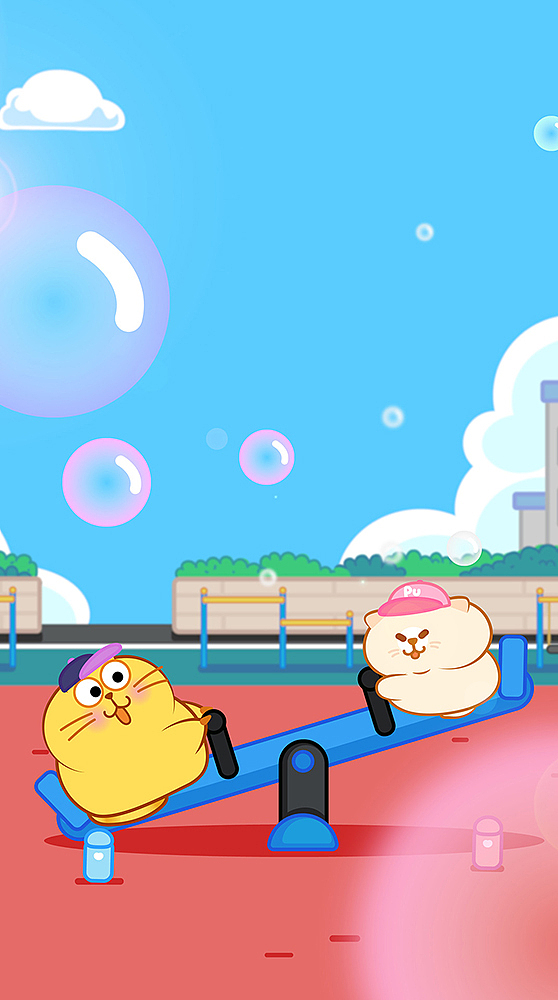 蛋黄猫表情壁纸_噗噗爱画画-站酷zcool