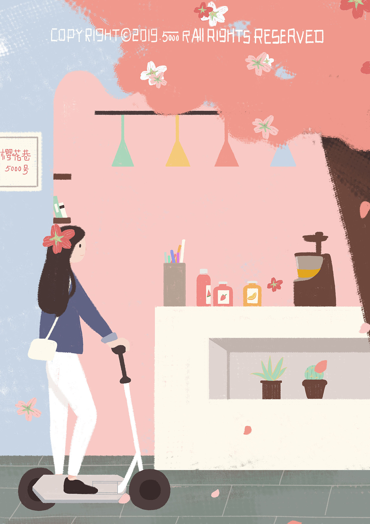  浪漫樱花和最爱的你