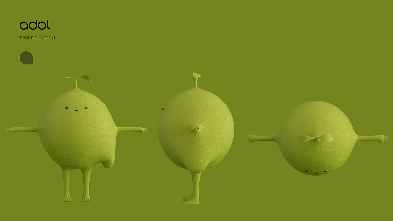 A豆潮流有色-小豆芽