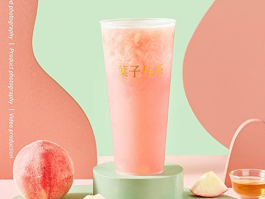 美食摄影 | 粉嫩桃子系奶茶拍摄