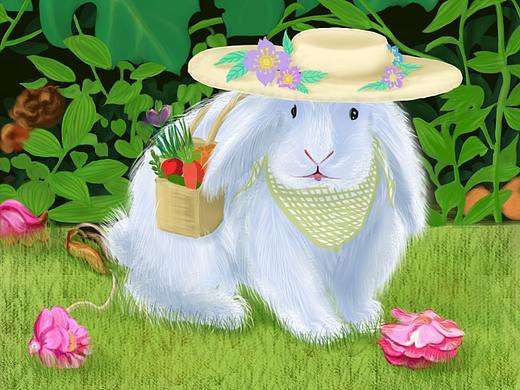 手繪兔子練習(xí)（個人主頁-ZNTgyOTQ5NzI=） - 創(chuàng)作習(xí)作 - 站酷設(shè)計(jì)師懶惰的花椒原創(chuàng)素材 - 站酷ZCOOL