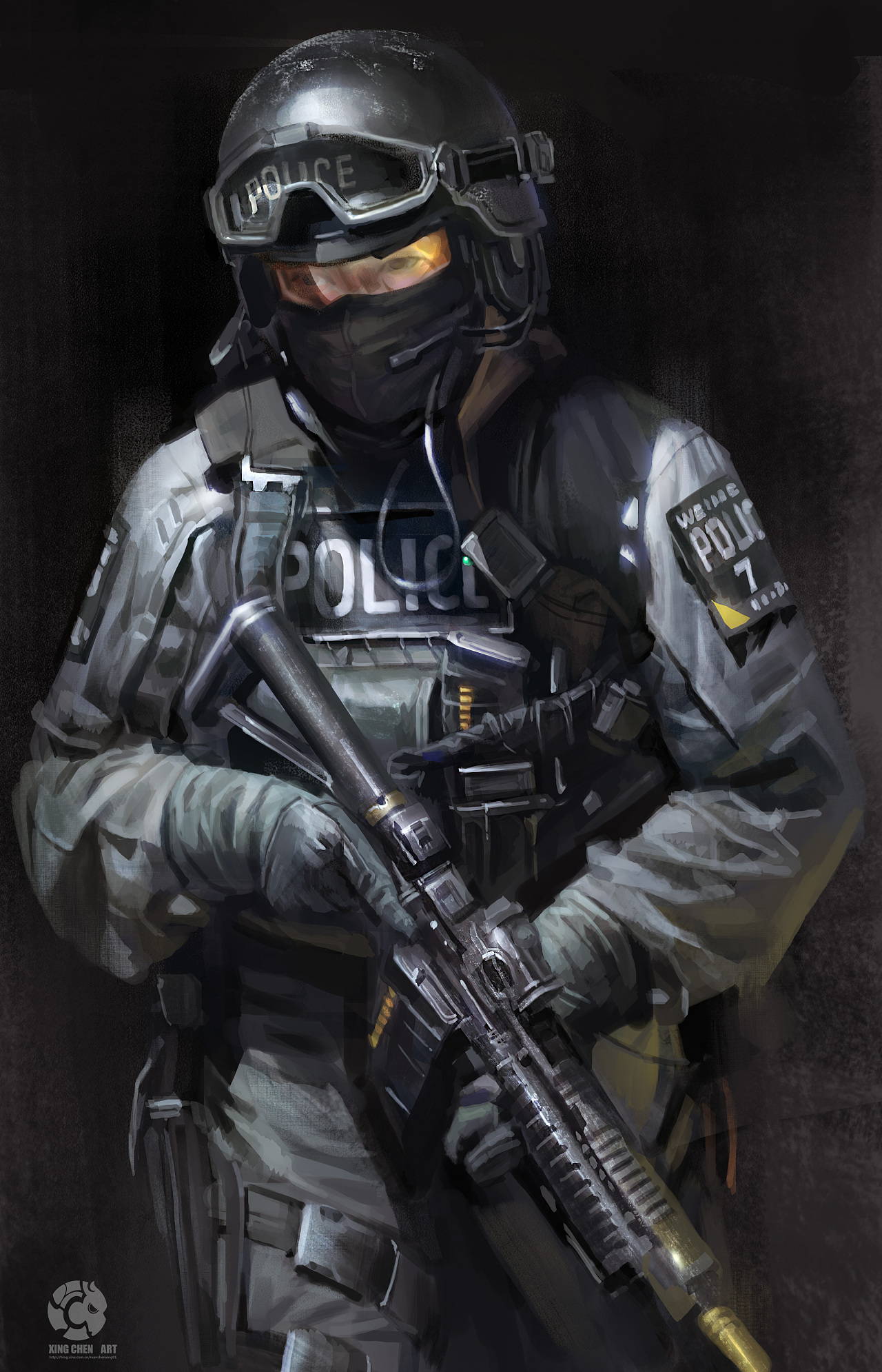 士兵|插画|游戏原画|星辰1987 - 原创作品 - 站酷 (zcool)