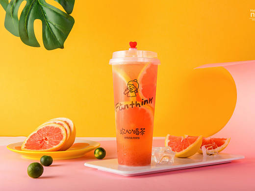 夏日午后；来一杯清新得水果茶吧~