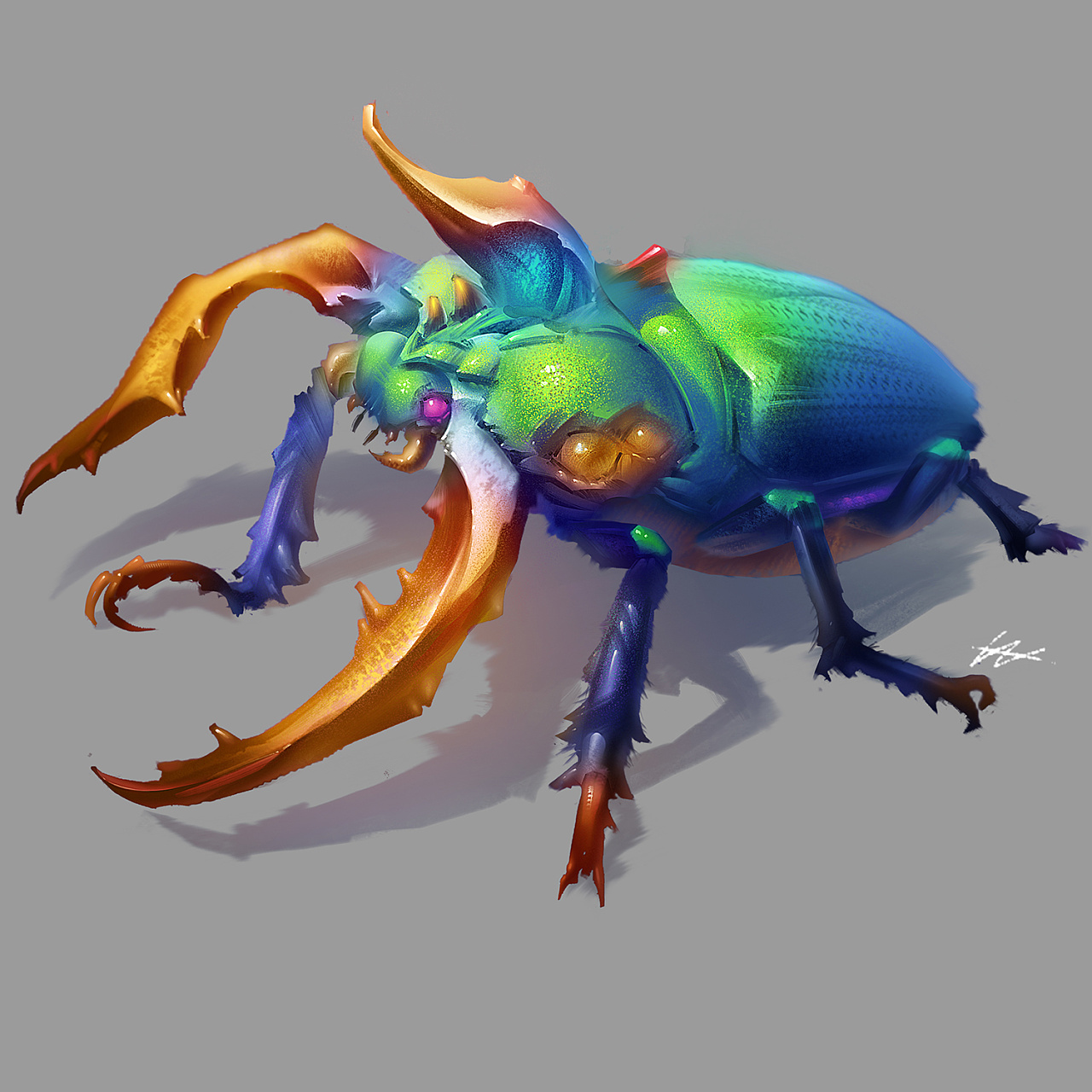 神庙祖玛boss|插画|游戏原画|左轮左轮 - 原创作品 - 站酷 (zcool)