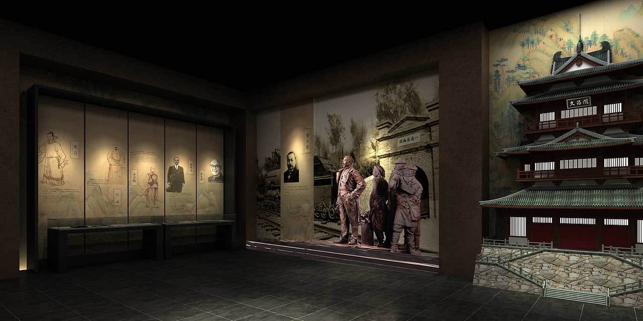 上饶博物馆-文脉绵长（图ZMTQ3MDgzNjUy） - 展陈设计 - 站酷设计师TAOTIETan原创素材 - 站酷ZCOOL