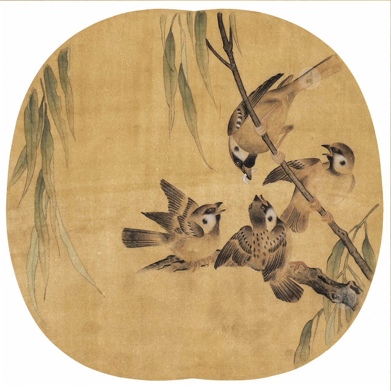 国画——工笔麻雀绘画步骤分享|纯艺术|绘画|又画 - 原创作品 - 站酷