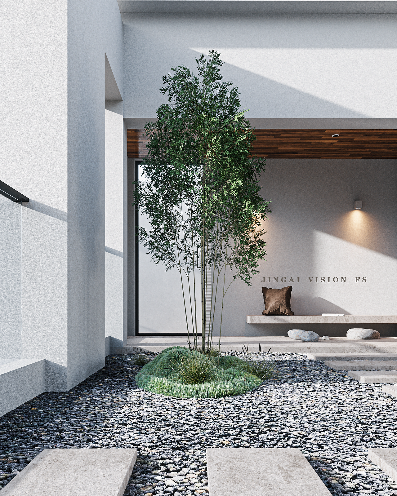 简约阳台卧室（图ZMTY4ODMwNjY0） - 家装设计 - 站酷设计师大师一号壹哥原创素材 - 站酷ZCOOL