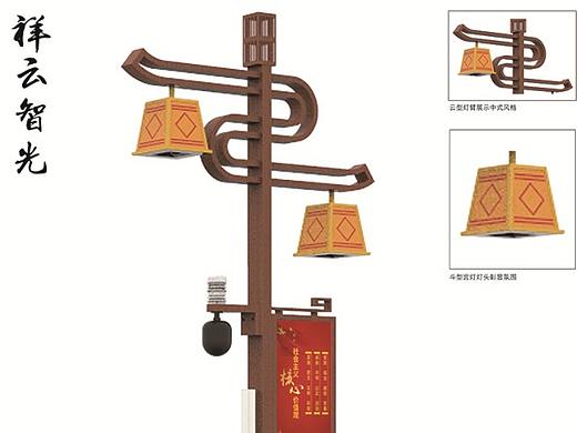 一杆多用5G智慧路灯-八角监控杆标识牌-世博光电