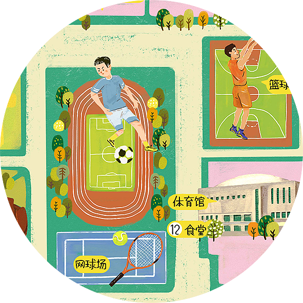 北服手绘地图（图ZODUzODE1MDA=） - 商业插画 - 站酷设计师Bamboo龍竹子原创素材 - 站酷ZCOOL