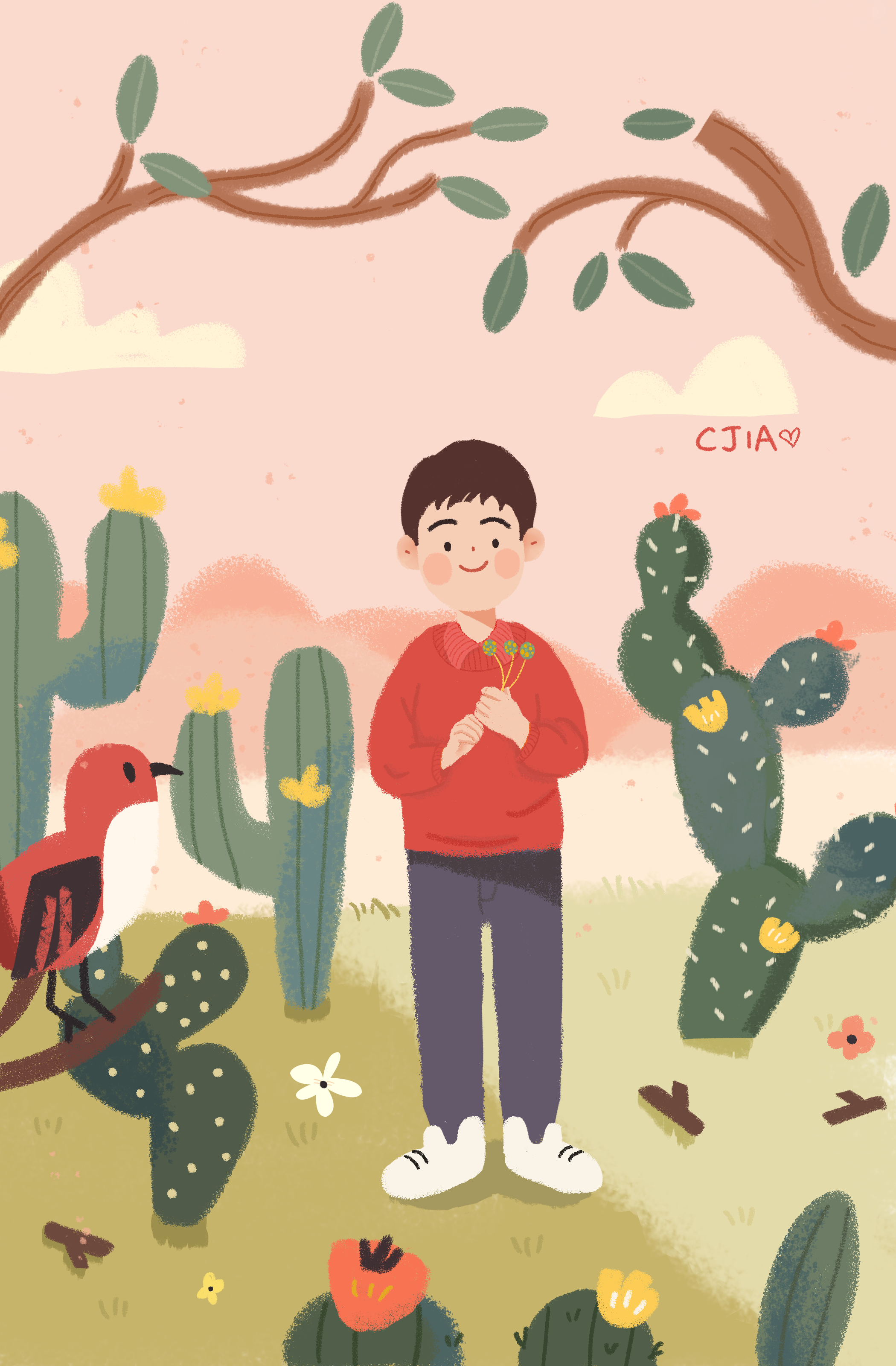 插画练习(饭太稀风格)