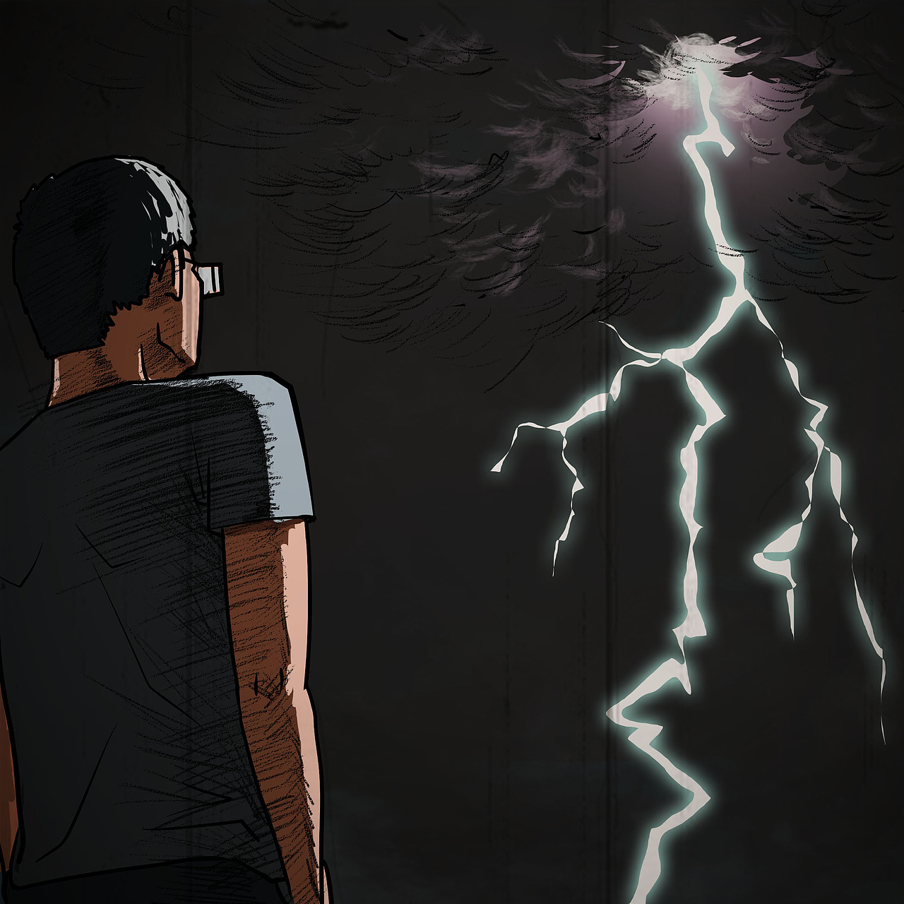 熊猫怪谈丨路神（图ZNTI0OTk3OTI=） - 艺术插画 - 站酷设计师熊猫窝原创素材 - 站酷ZCOOL