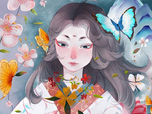水彩古风人物练习
