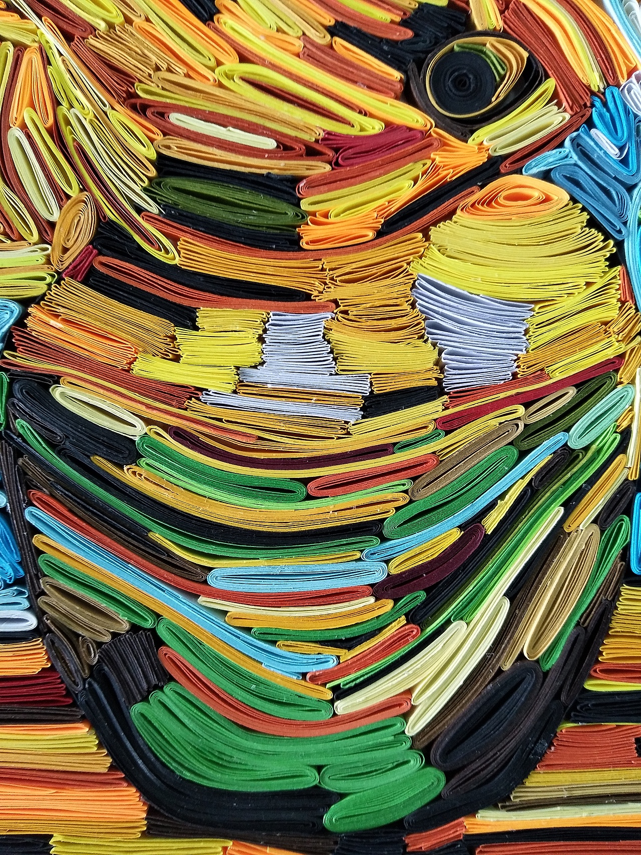 衍纸艺术梵高向日葵