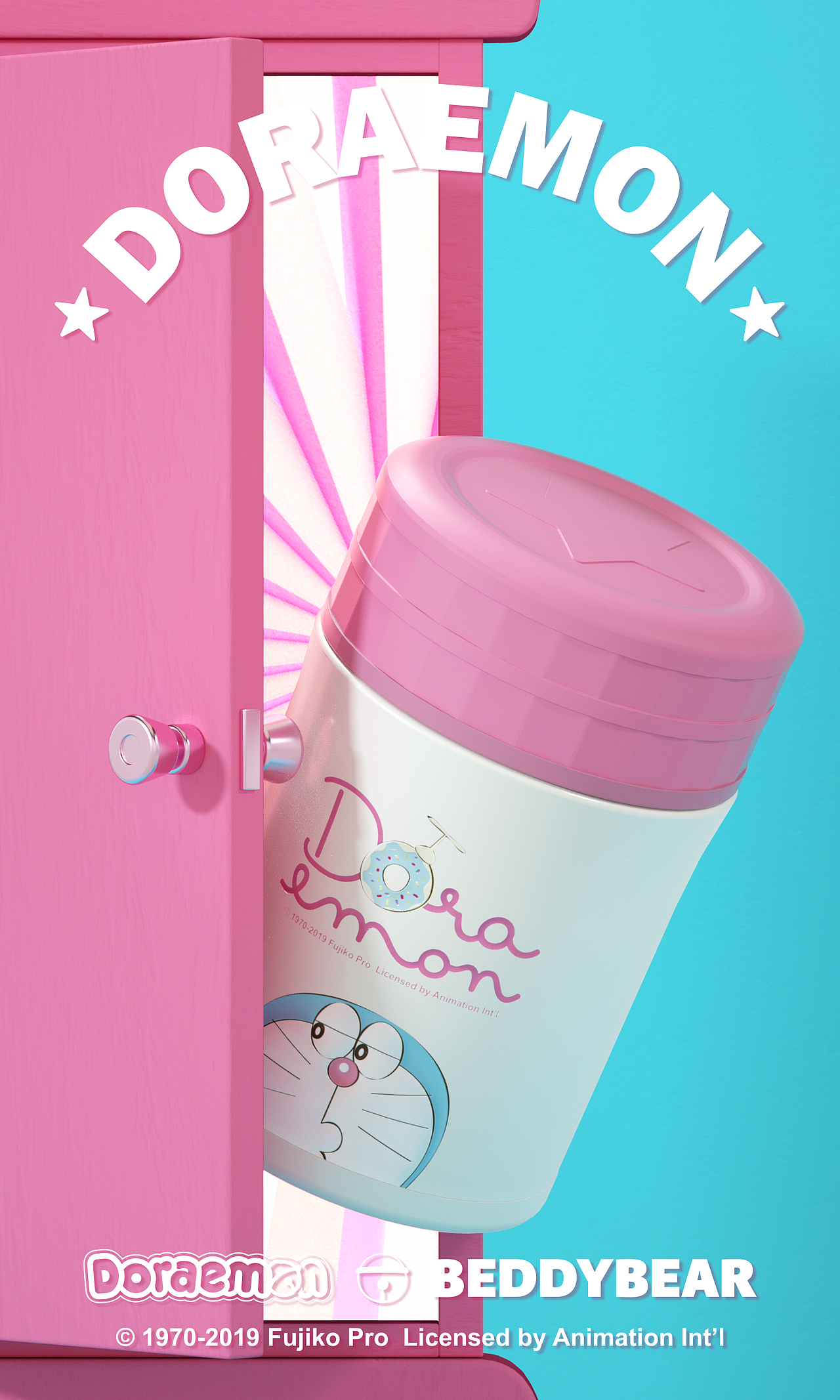 BEDDYBEAR杯具熊IP联名款-哆啦A梦（图ZMTkzNTk5MTAw） - 动画/影视 - 站酷设计师丶南山原创素材 - 站酷ZCOOL