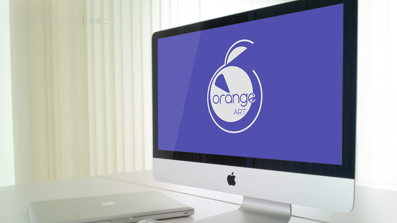 橙子艺术标志概念提报