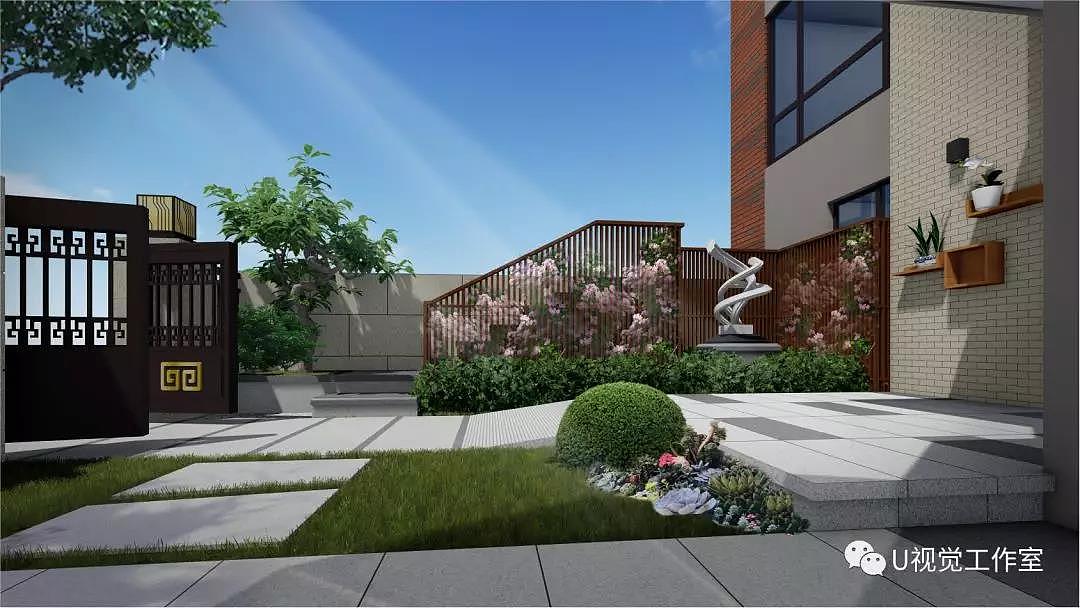 别墅花园设计（图ZMjA5MjU2ODEy） - 景观设计 - 站酷设计师Z34351419原创素材 - 站酷ZCOOL