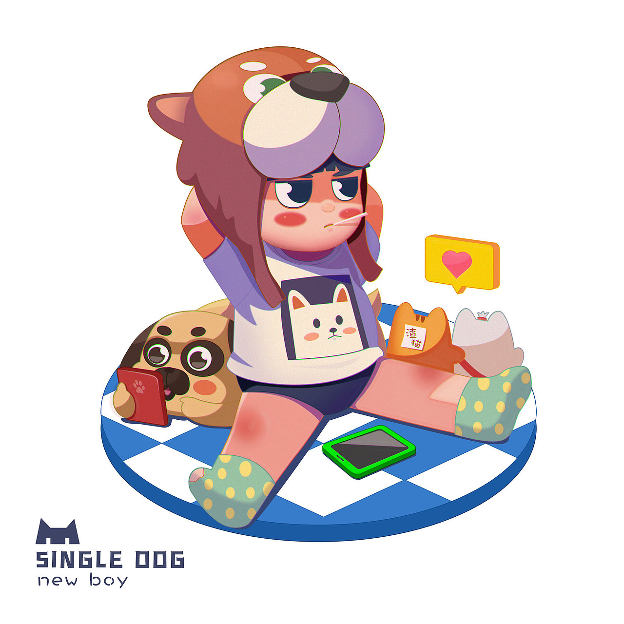 人物练习（图ZMjc3MjAzNjg4） - 商业插画 - 站酷设计师猫是WO原创素材 - 站酷ZCOOL