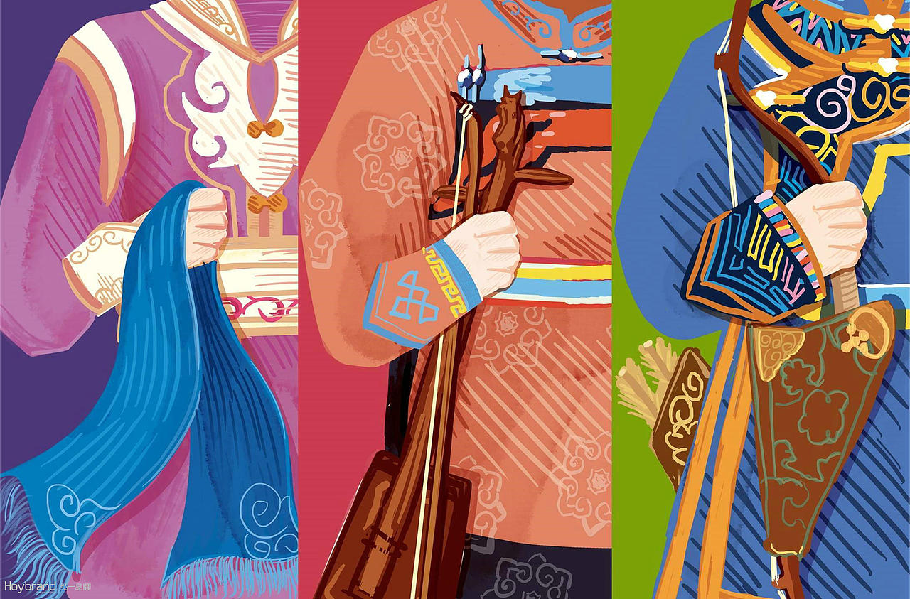 【弘一品牌设计】嚼出香浓牛奶味丨德吉牧场优乳条民族风包装设计（图ZNTI3NDA3NDA=） - 包装 - 站酷设计师弘一品牌策划设计原创素材 - 站酷ZCOOL