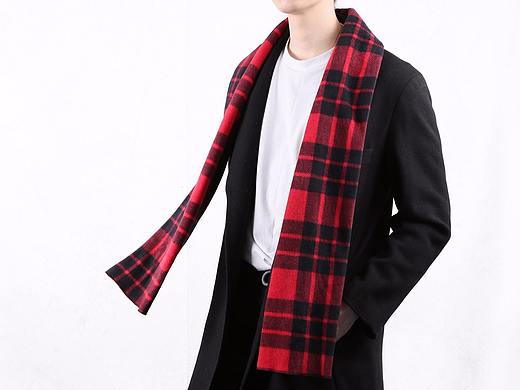 摇粒绒围巾自有品拍摄