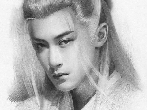 七月素描头像合集