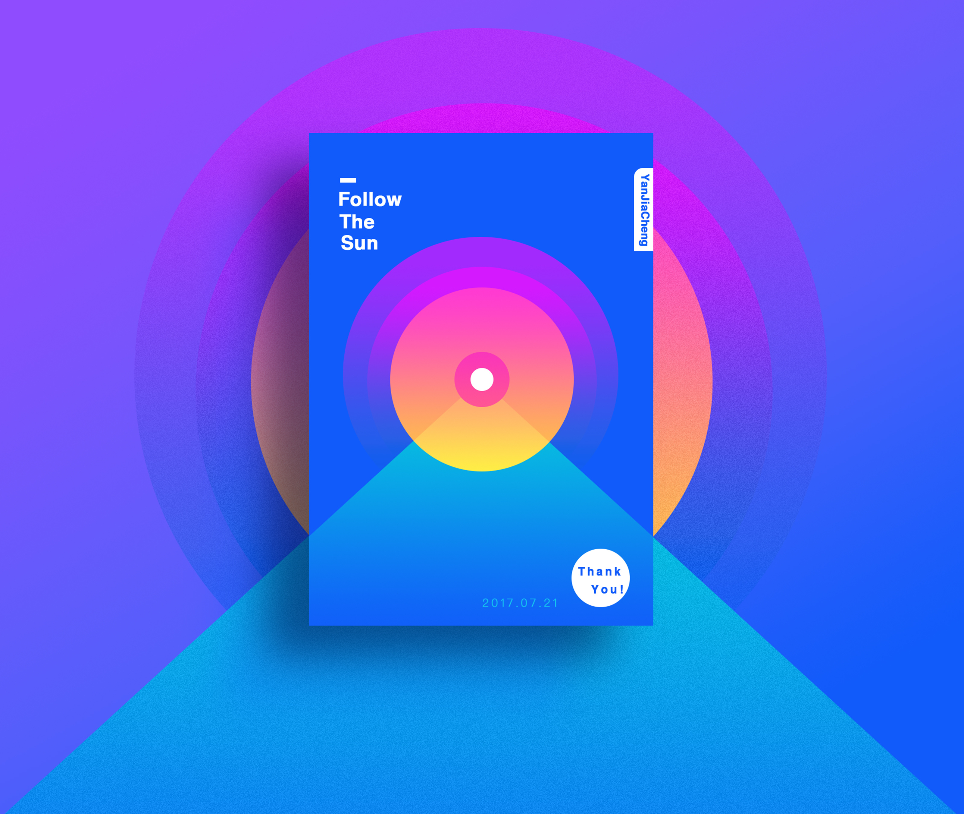 poster practice - 渐变海报练习