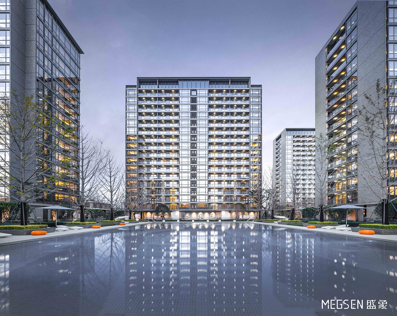 盛象原创」舟山绿城长峙岛柳岸晓风