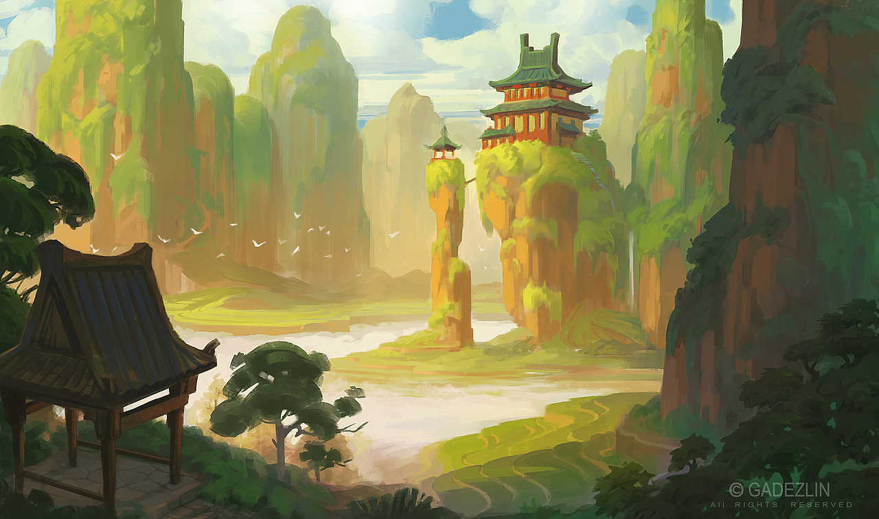 风格化中国风场景系列