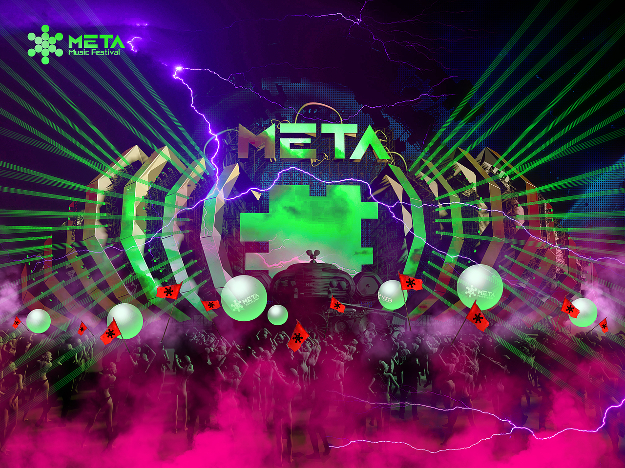 舞美-2020 META电音节舞美设计（图ZMjE1ODk1NTUy） - 舞台美术 - 站酷设计师KennethWu原创素材 - 站酷ZCOOL