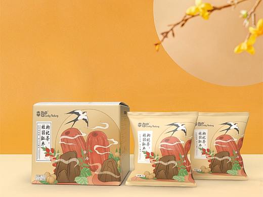 包装设计 | 桂圆红枣枸杞茶