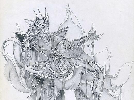 临摹圣域传说室女座Shaka