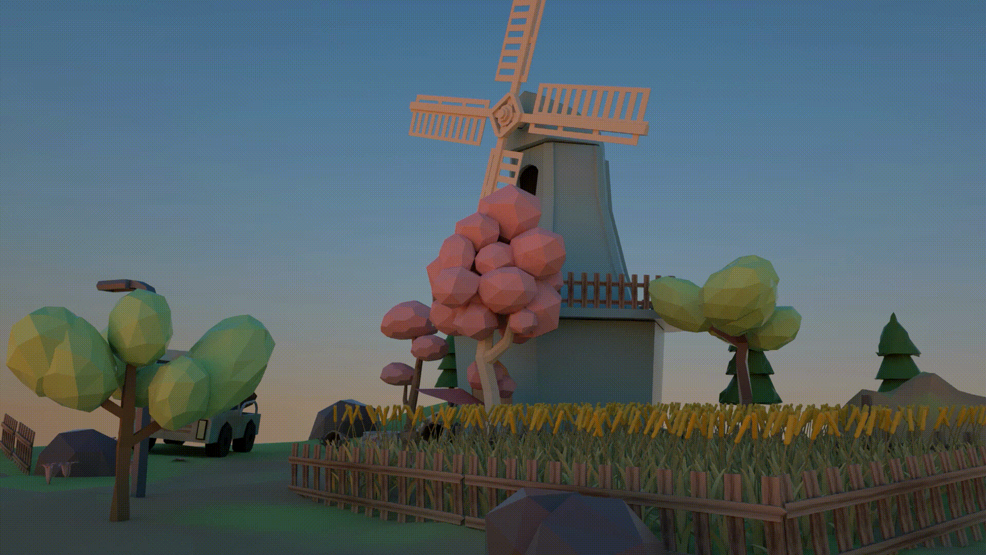 Lowpoly小场景（图ZMjIyMjI1Mzc2） - 场景 - 站酷设计师Bemhom原创素材 - 站酷ZCOOL