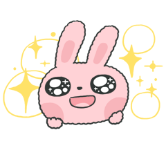 粉兔表情包（图ZMTY1NjI0NTc2） - 网络表情 - 站酷设计师骨钙钙原创素材 - 站酷ZCOOL