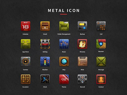 金属质感写实图标（个人主页-ZNDM3NjIzMDg=） - 图标 - 站酷设计师CTK7129原创素材 - 站酷ZCOOL