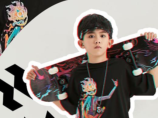 童装首页（个人主页-ZNTMzODA1MjA=） - 电商 - 站酷设计师夜弦歌原创素材 - 站酷ZCOOL