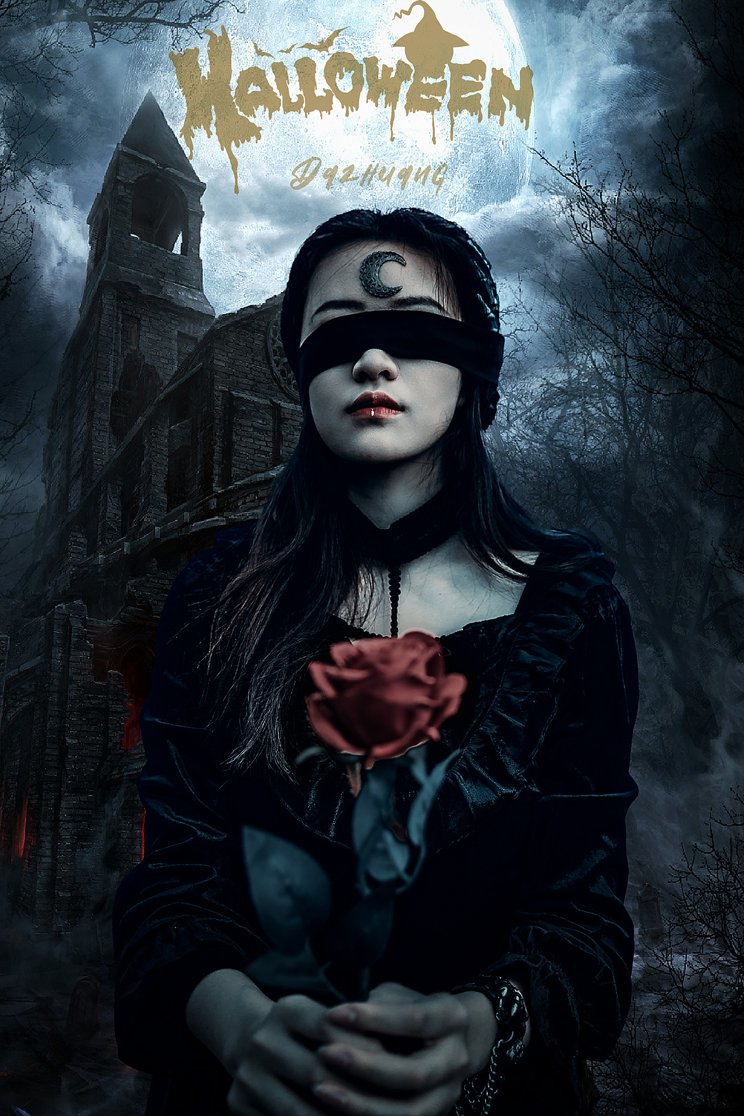 哥特风吸血精灵|摄影|人像摄影|大壮摄影师 - 原创作品 - 站酷 (zcool