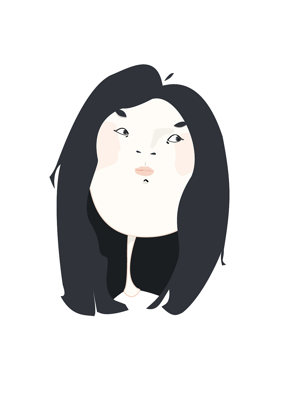 半成品,画不下去了,但是就是一开始还是蛮喜欢的,后面改的就不知道怎么画了