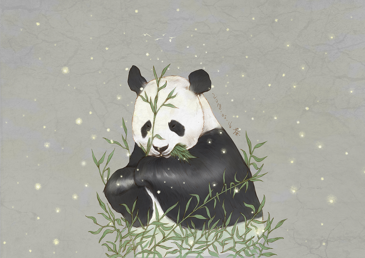 熊猫（图ZMTE1MDUzMzg4） - 创作习作 - 站酷设计师浮沉饮茶人原创素材 - 站酷ZCOOL