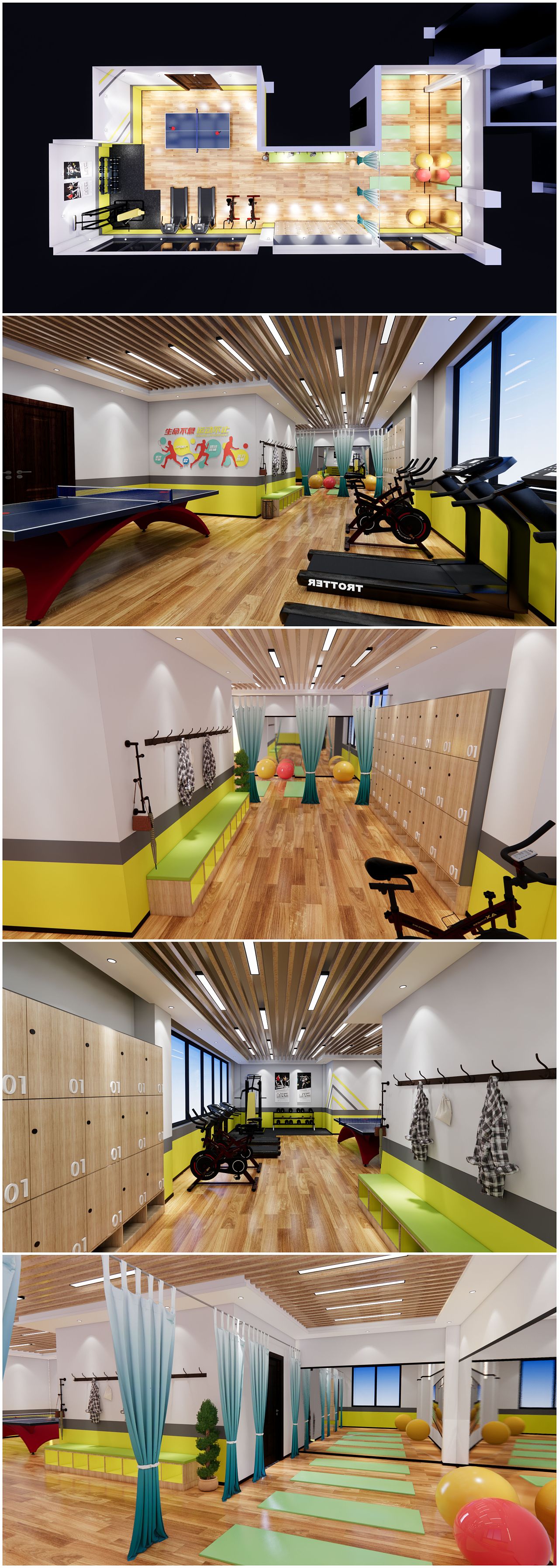 一个奇奇怪怪格局的单位健身房（图ZMjI0OTQ2MDcy） - 家装设计 - 站酷设计师久石更原创素材 - 站酷ZCOOL