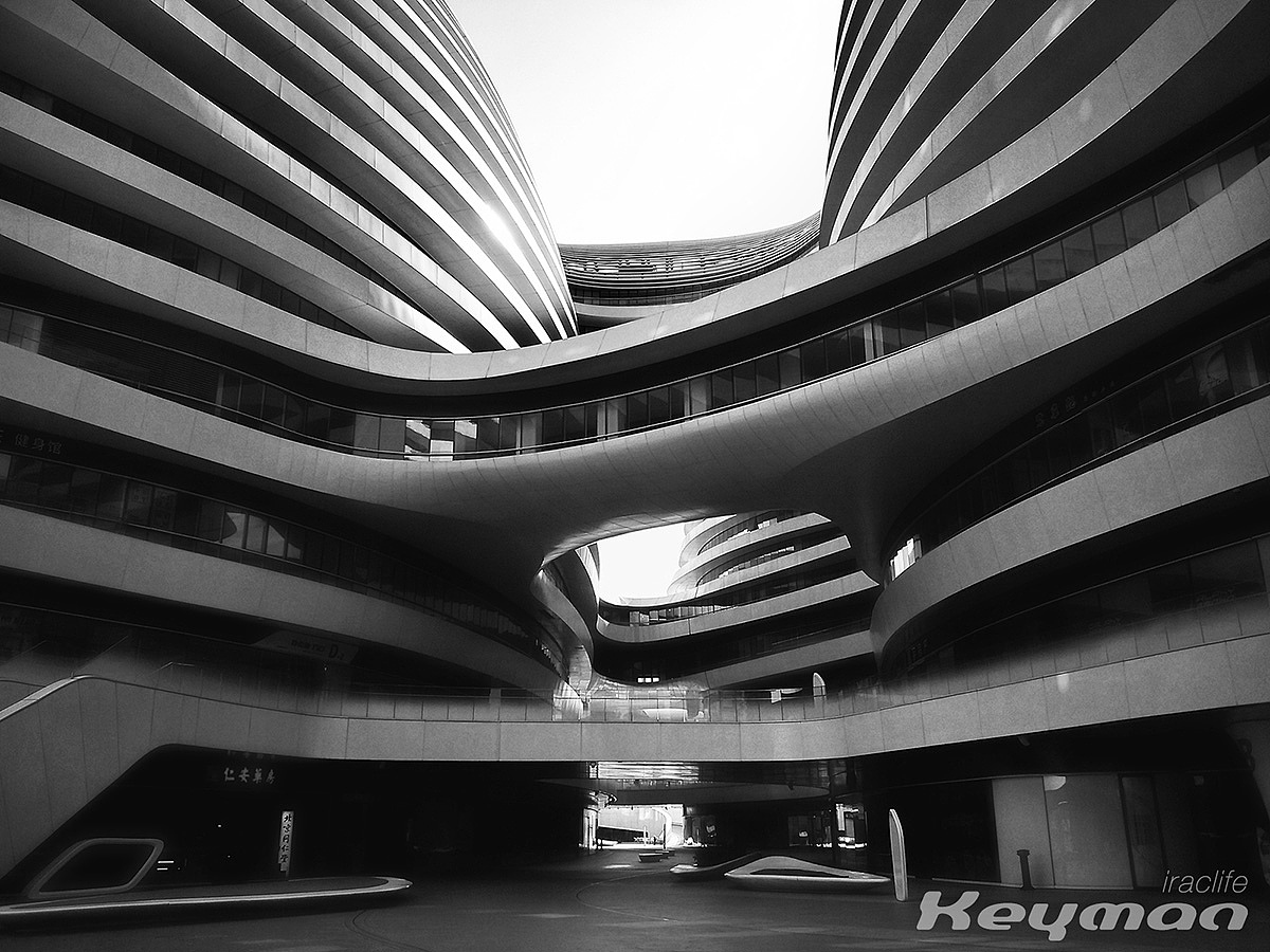 城市语言——城市综合体银河SOHO（图ZMjUzNDYxOTY=） - 环境/建筑摄影 - 站酷设计师黄弘宇原创素材 - 站酷ZCOOL