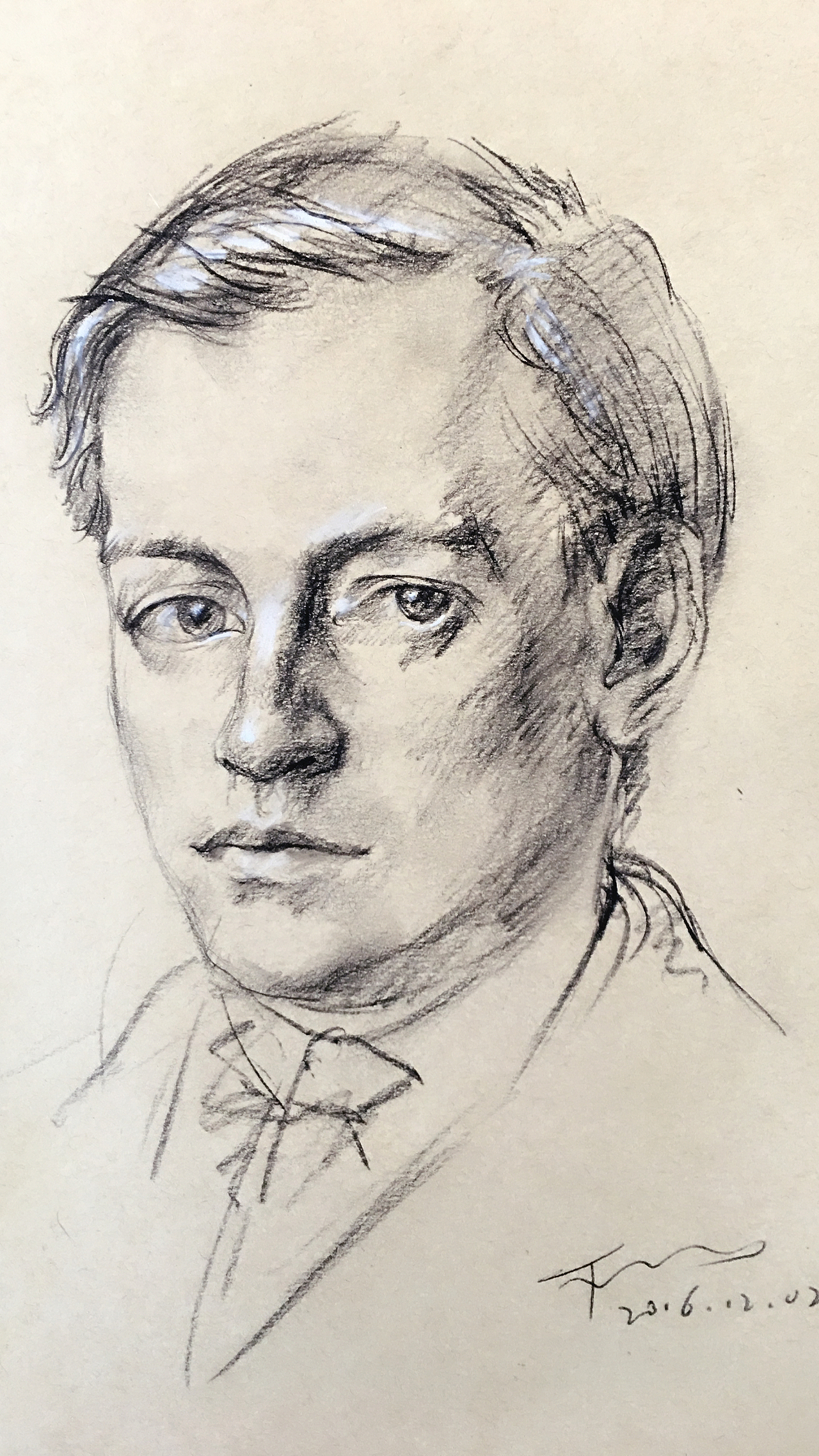 人物肖像素描|纯艺术|绘画|lv815602_原创作品-站酷zcool